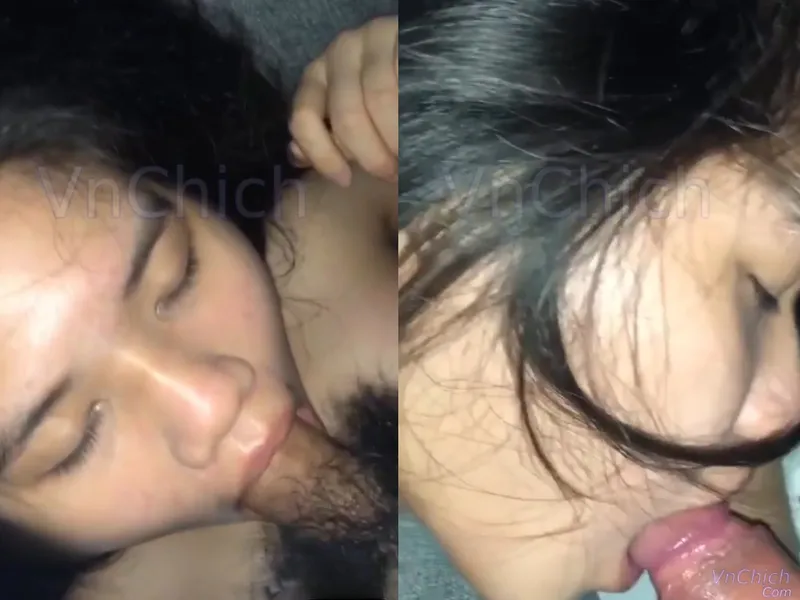 Em học sinh 2k5 ngại ngùng mút cây hàng trước máy quay